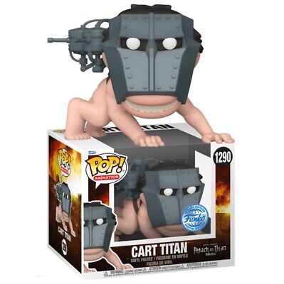 PRE LOVED Funko Pop! Anime Attack On Titan #1290 Cart Titan - The Geek In Me
