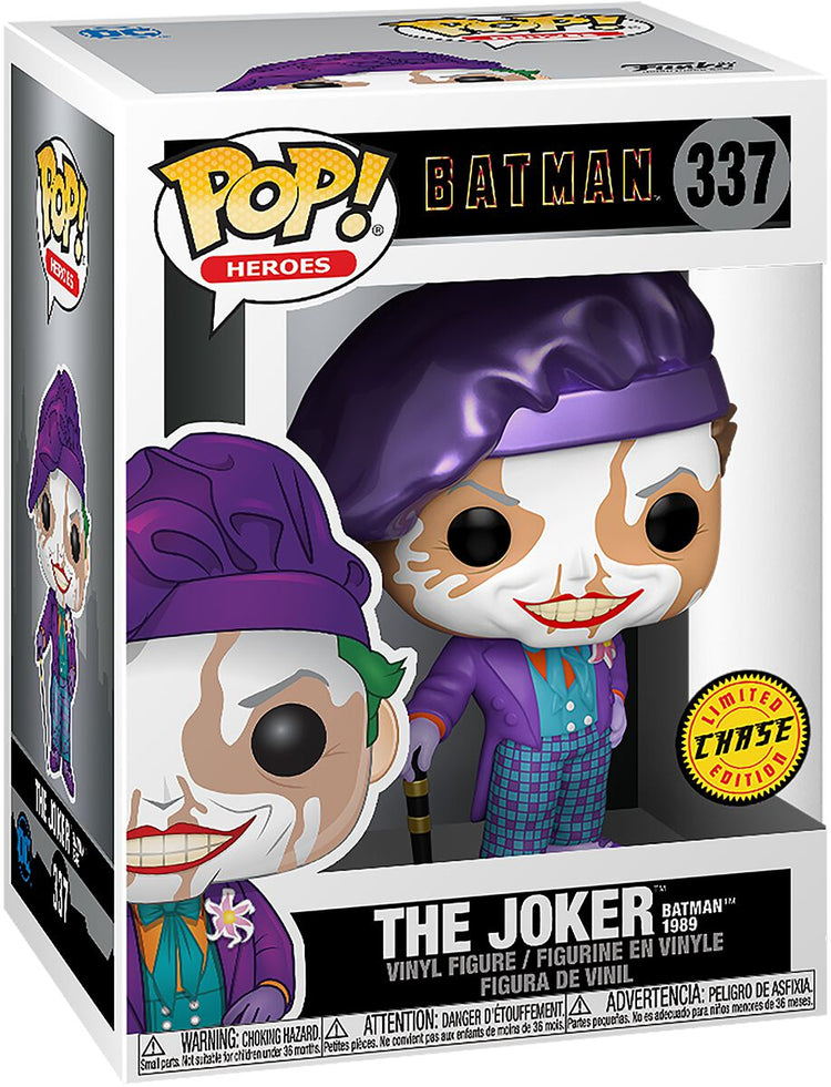 PRE LOVED Funko Pop! Batman 1989 - The Joker (Chase Edition Possible) Vinyl Figure 337 - The Geek In Me