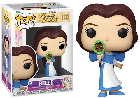 PRE LOVED Funko Pop! Beauty and the Beast - Belle with Mirror 30th Anniversary Pop! Vinyl Figure - The Geek In Me