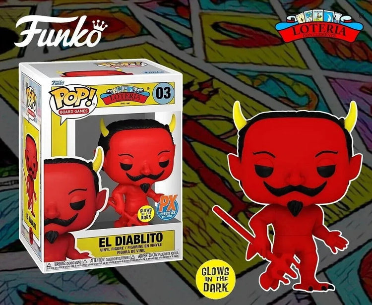PRE LOVED Funko Pop! Board Games #03 Loteria - El Diablito - The Geek In Me