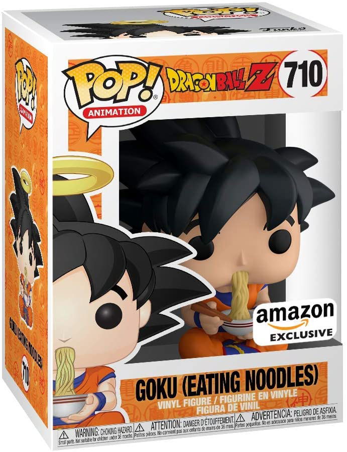 PRE LOVED Funko Pop! DBZ #710 Goku Eating Noodles - The Geek In Me
