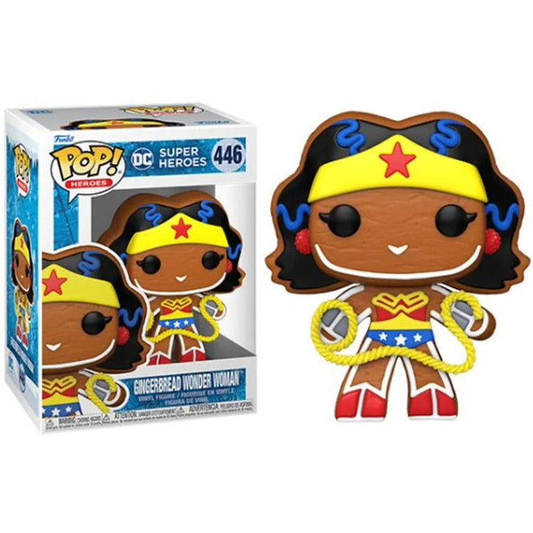 PRE LOVED Funko Pop! DC #446 Gingerbread Wonder Woman - The Geek In Me