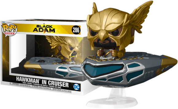 PRE LOVED Funko Pop! DC Black Adam - Hawkman In Cruiser - The Geek In Me