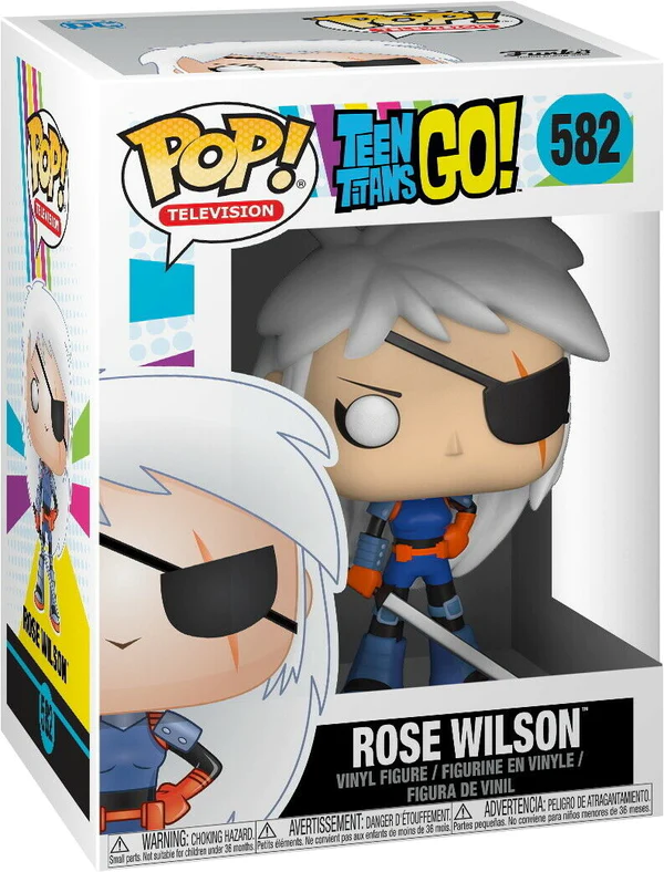 PRE LOVED Funko Pop! DC Teen Titans Go! #582 Rose Wilson - The Geek In Me