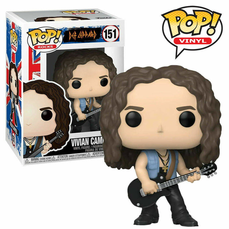 PRE LOVED Funko Pop! Def Leopard #151 Vivian Campbell - The Geek In Me