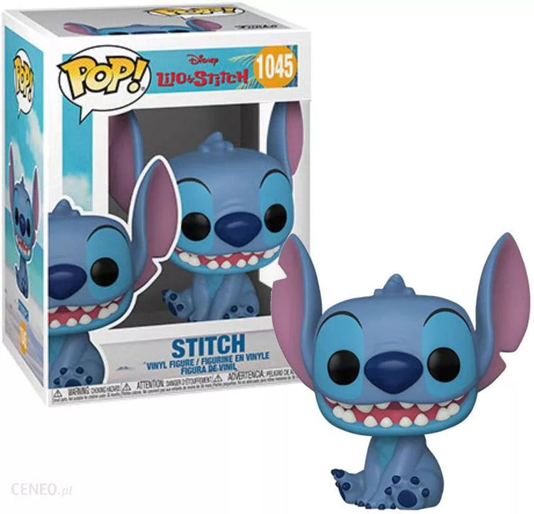 PRE LOVED Funko Pop! Disney #1045 Smiling Seated Stitch 9 cm - The Geek In Me