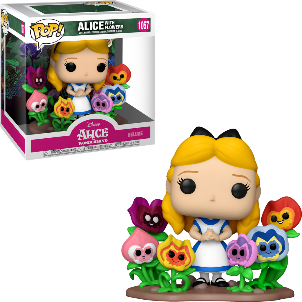 PRE LOVED Funko Pop! Disney #1057 Alice in Wonderland - Alice w/Flowers 10 cm - The Geek In Me