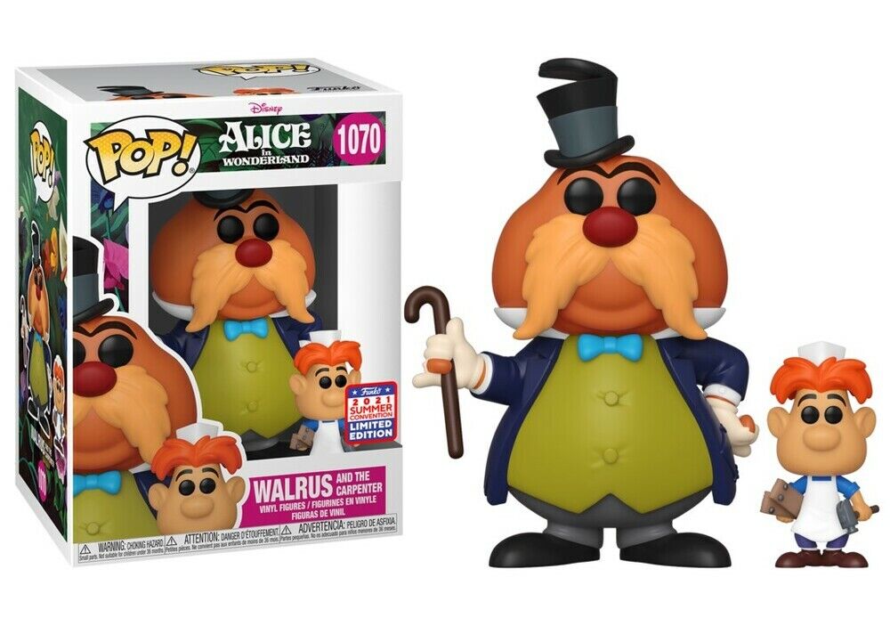 PRE LOVED Funko Pop! Disney #1070 Alice In Wonderland Walrus and the Carpenter - The Geek In Me