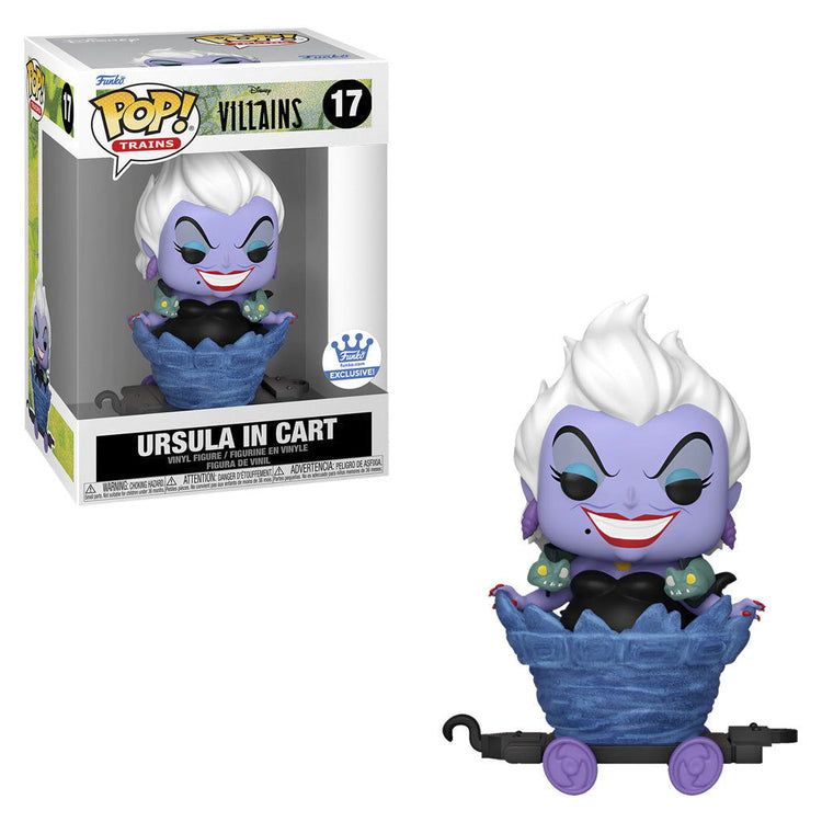 PRE LOVED Funko Pop! Disney #17 Ursula In Cart - The Geek In Me