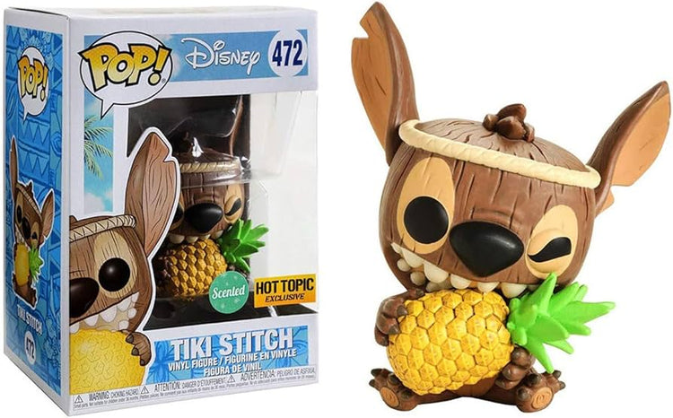 PRE LOVED Funko Pop! Disney #472 Stitch Tiki - Scented - The Geek In Me