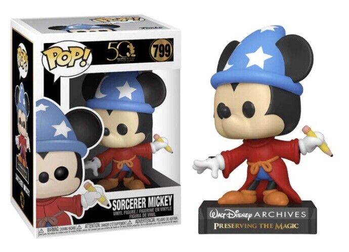 PRE LOVED Funko Pop! Disney #799 Sorcerer Mickey - The Geek In Me