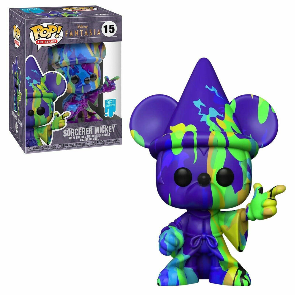PRE LOVED Funko Pop! Disney Art Deco #15 Sorcerer Mickey - The Geek In Me