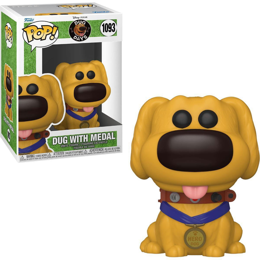 PRE LOVED Funko Pop! Disney Dug W/Medal #1093 - The Geek In Me