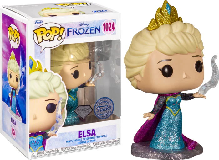 PRE LOVED Funko Pop! Disney Frozen #1024 Elsa Diamond - The Geek In Me