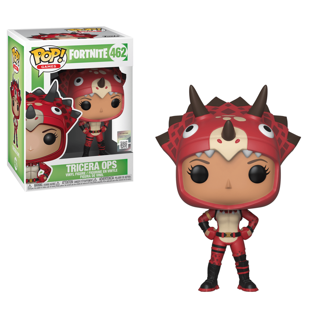 PRE LOVED Funko Pop! Games #462 Tricera Ops - Fortnite - The Geek In Me