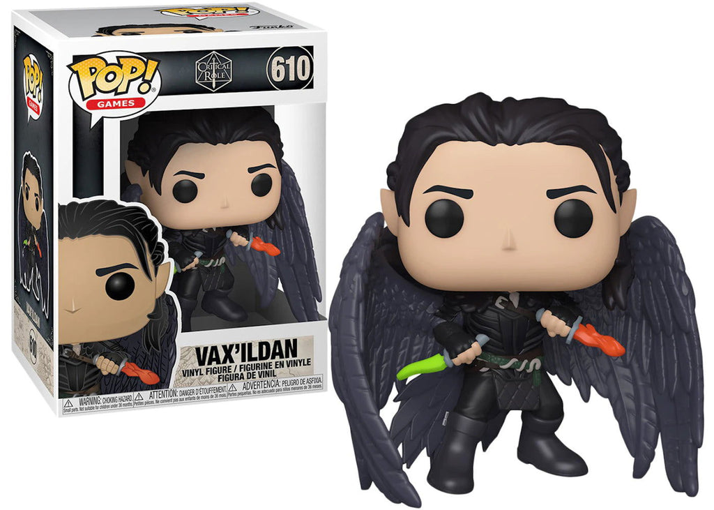 PRE LOVED Funko Pop! Games Critical Role #610 Vax'ildan - The Geek In Me