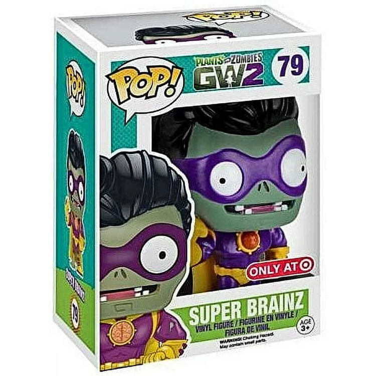 PRE LOVED Funko Pop! Games Plants Vs Zombies #79 Super Brainz - The Geek In Me