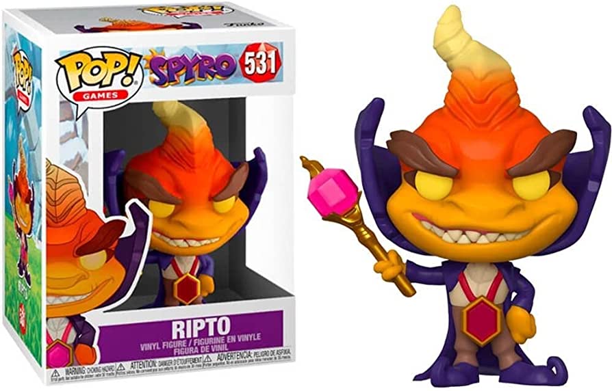 PRE LOVED Funko Pop! Games Spyro Ripto #531 - The Geek In Me