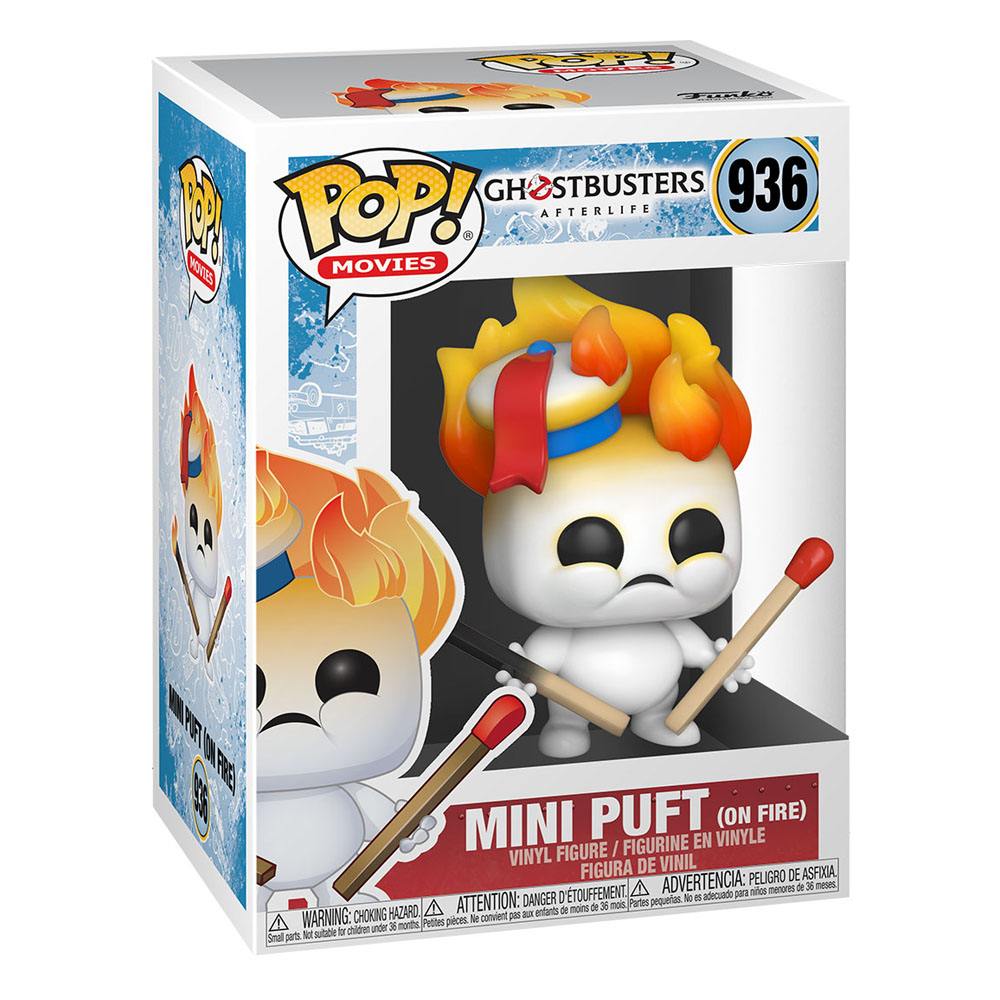 PRE LOVED Funko Pop! Ghostbusters: Afterlife POP! Vinyl Figure Mini Puft on Fire 9 cm - The Geek In Me