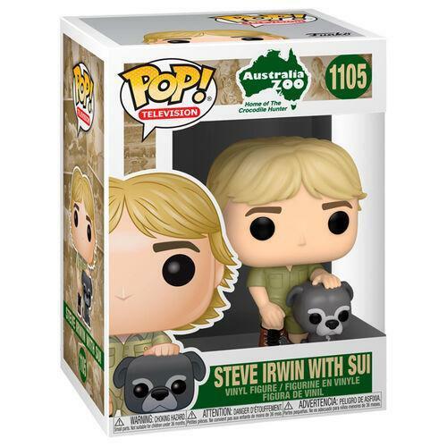 PRE LOVED Funko Pop! Icon #1105 Steve Irwin With Sui - The Geek In Me