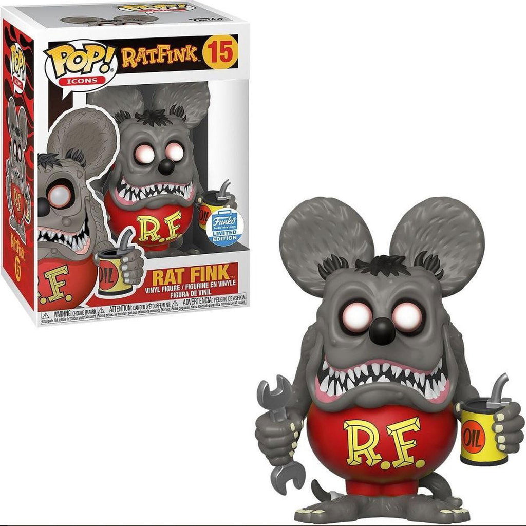 PRE LOVED Funko Pop! Icons #15 Rat Fink - The Geek In Me