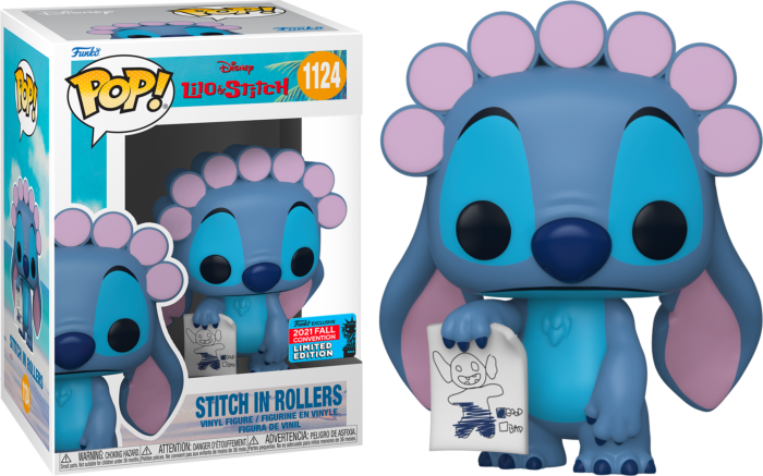 PRE LOVED Funko Pop! Lilo & Stitch - Stitch in Rollers Pop! Vinyl Figure (2021 Fall Convention Exclusive) - The Geek In Me