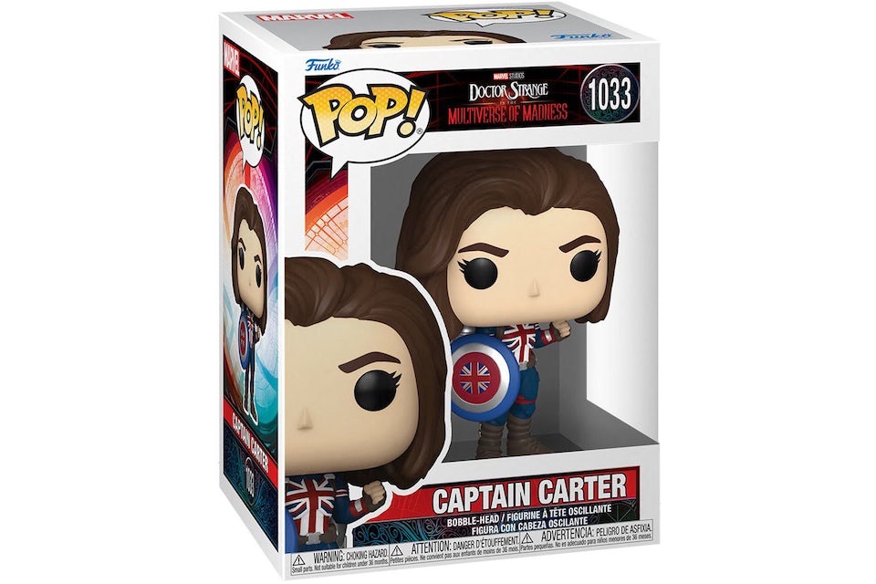 PRE LOVED Funko Pop! Marvel #1033 Captain Carter - The Geek In Me