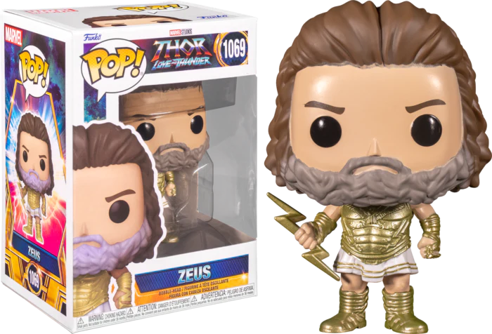 PRE LOVED Funko Pop! Marvel #1069 Zeus - Thor Love And Thunder - The Geek In Me