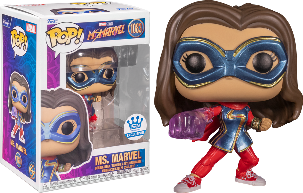 PRE LOVED Funko Pop! Marvel #1083 Ms. Marvel - The Geek In Me