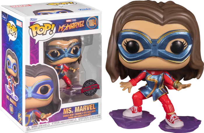 PRE LOVED Funko Pop! Marvel #1084 Ms Marvel - The Geek In Me