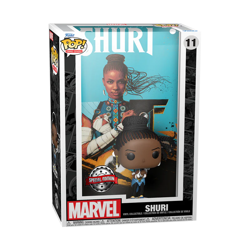 PRE LOVED Funko Pop! Marvel #11 Shuri Comic Cover - The Geek In Me