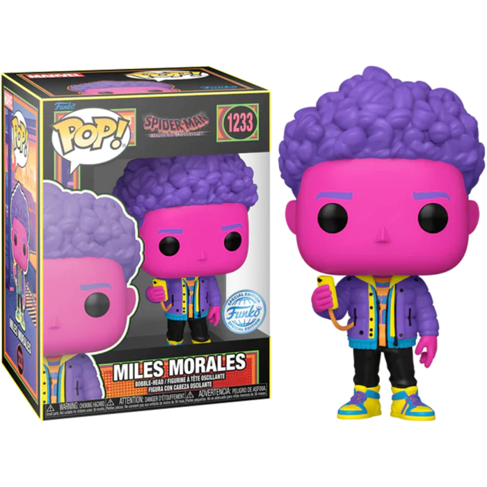 PRE LOVED Funko Pop! Marvel #1233 Miles Morales - Backlight - The Geek In Me