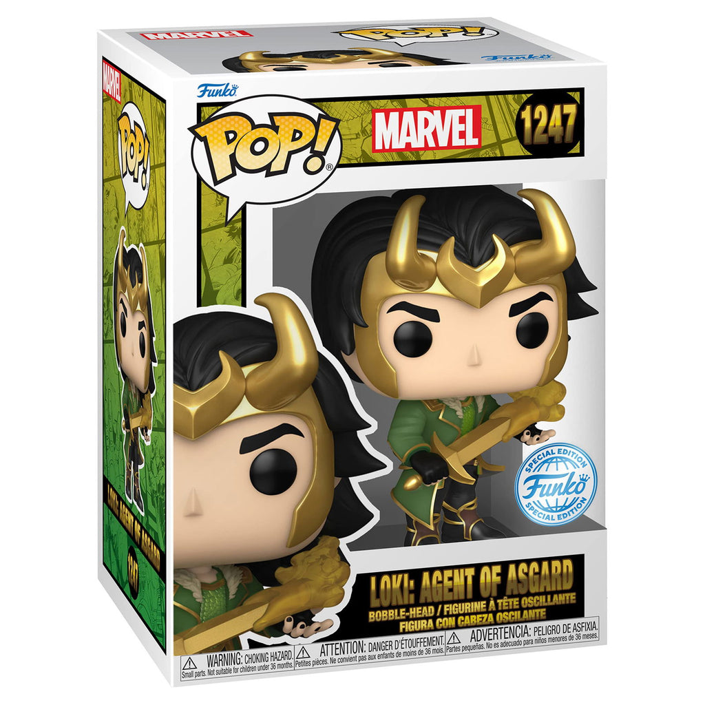 PRE LOVED Funko Pop! Marvel #1247 Loki: Agent of Asgard - The Geek In Me