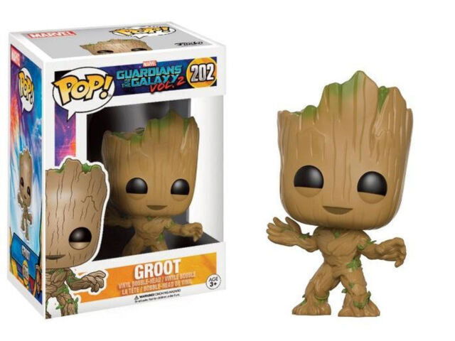 PRE LOVED Funko Pop! Marvel #202 Guardians Of The Galaxy Groot