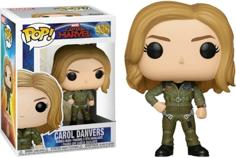 PRE LOVED Funko Pop! Marvel #436 Carol Danvers - The Geek In Me