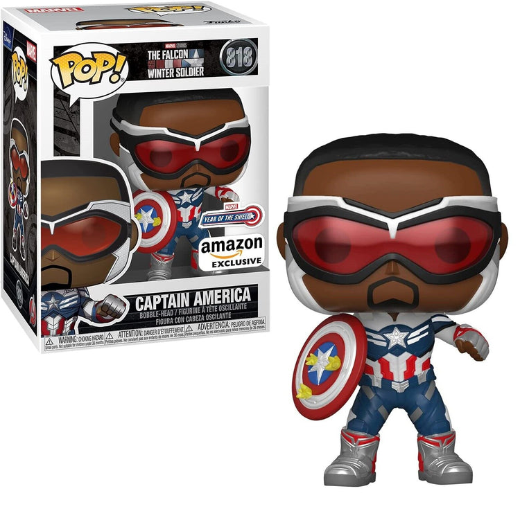 PRE LOVED Funko Pop! Marvel #818 Captain America - The Geek In Me