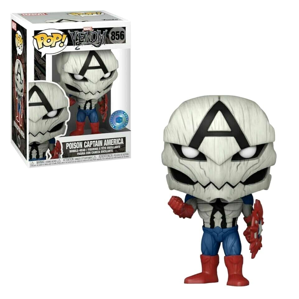 PRE LOVED Funko Pop! Marvel #856 Poison Captain America - The Geek In Me