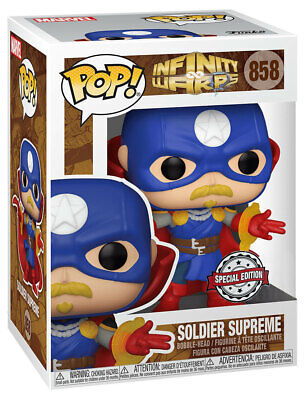 PRE LOVED Funko Pop! Marvel #858 Soldier Supreme - The Geek In Me