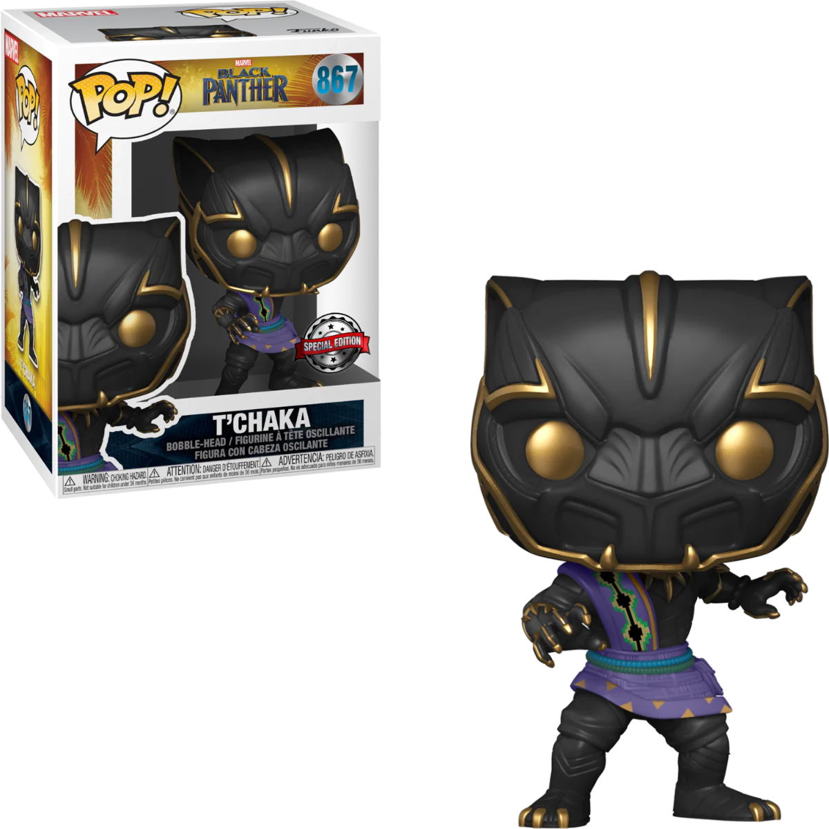 PRE LOVED Funko Pop! Marvel #867 T'Chaka - The Geek In Me
