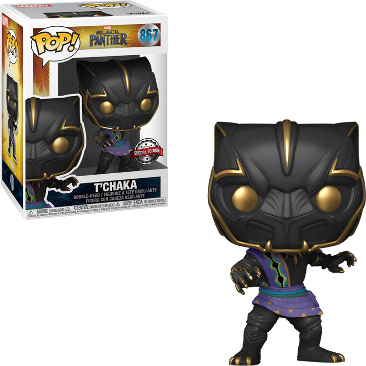 PRE LOVED Funko Pop! Marvel #867 T'Chaka - The Geek In Me