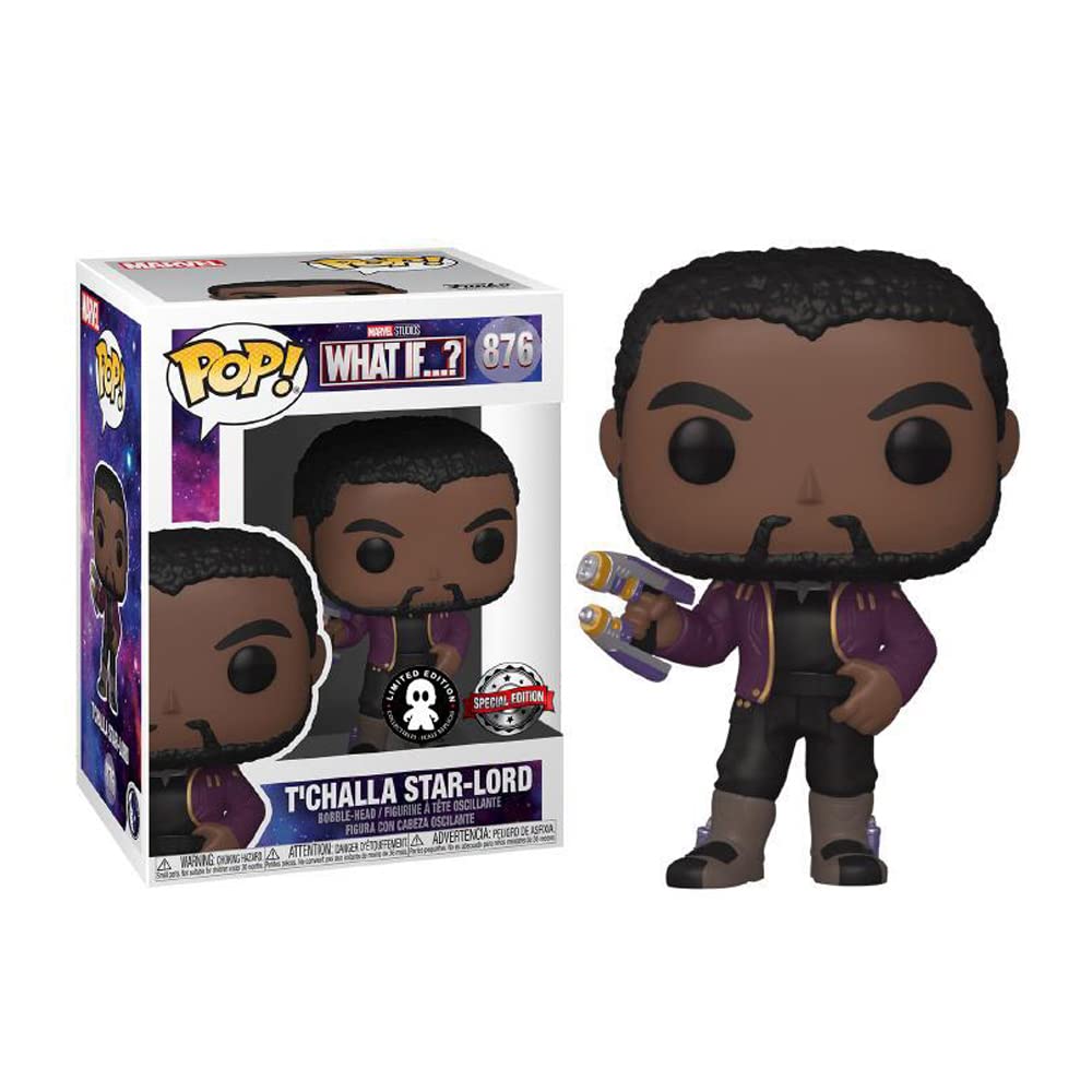 PRE LOVED Funko Pop! Marvel #876 T'challa Starlord - The Geek In Me