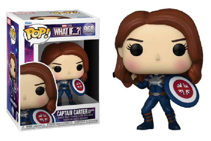 PRE LOVED Funko Pop! Marvel #968 Captain Carter - What If - The Geek In Me