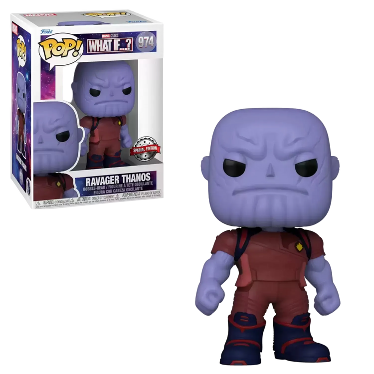 PRE LOVED Funko Pop! Marvel #974 Ranger Thanos (What If)