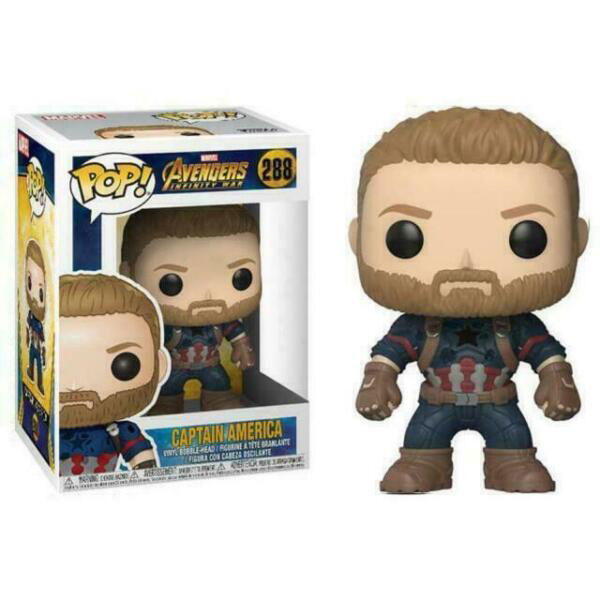 PRE LOVED Funko Pop! Marvel Avengers Infinity War #288 Captain America - The Geek In Me
