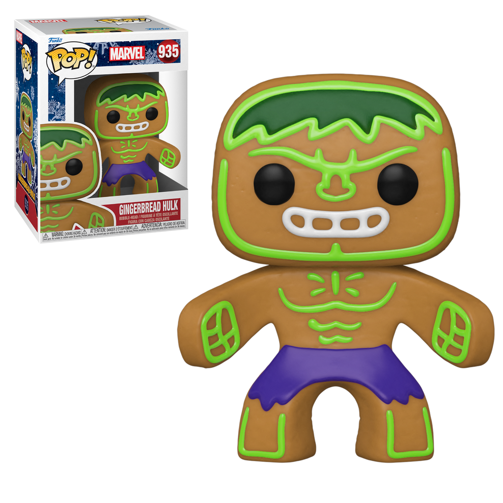 PRE LOVED Funko Pop! Marvel Gingerbread Hulk #935 - The Geek In Me