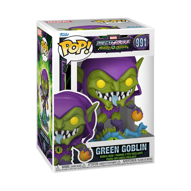 PRE LOVED Funko Pop! Marvel Mech Strike Green Goblin GITD – The