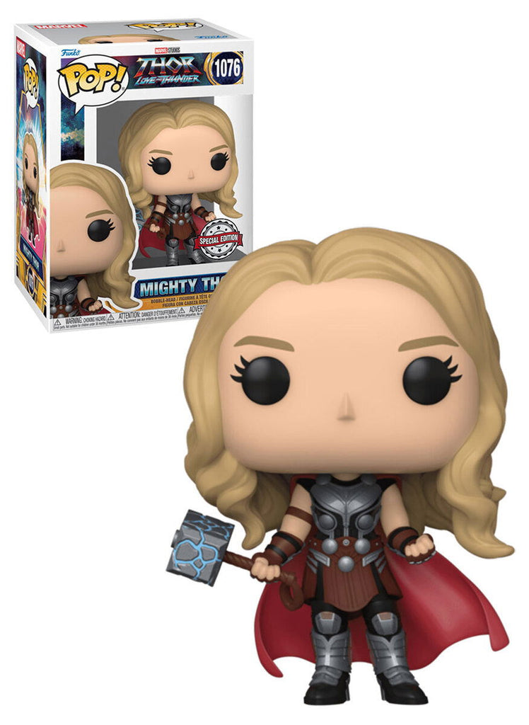 PRE LOVED Funko Pop! Marvel Thor Love Of Thunder Mighty Thor #1076 - The Geek In Me