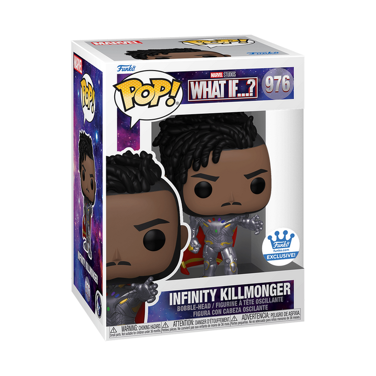 PRE LOVED Funko Pop! Marvel what if #976 Kilmonger Reaching - The Geek In Me