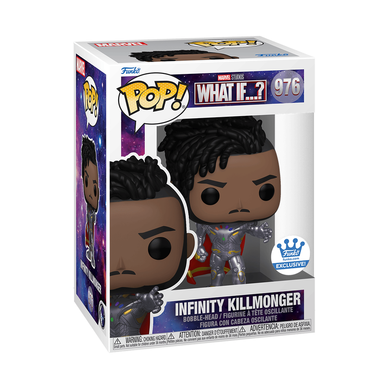 PRE LOVED Funko Pop! Marvel what if #976 Kilmonger Reaching - The Geek In Me
