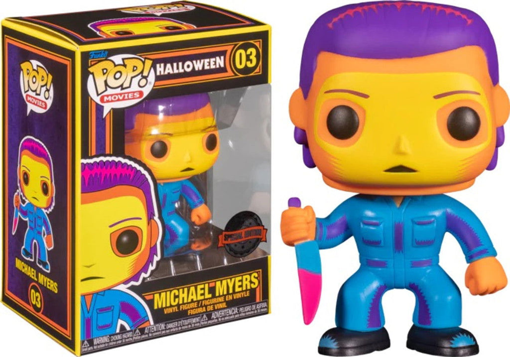 PRE LOVED Funko Pop! Movies #03 Michael Myers Blacklight - The Geek In Me